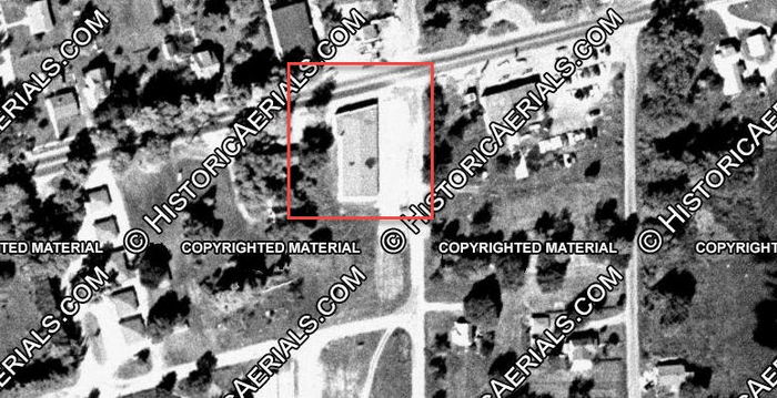 Bowl More - 1955 Aerial (newer photo)